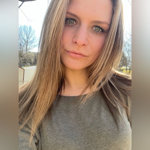 Willi Smith| Green Relaxed Long Sleeve Tunic - Picture 5 of 8